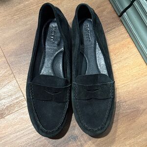 Black Suede Women’s Loafers